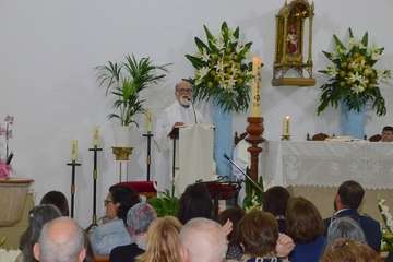 Misa y procesión religiosa en el El Calero de Telde (Foto Francisco Javier Santana)